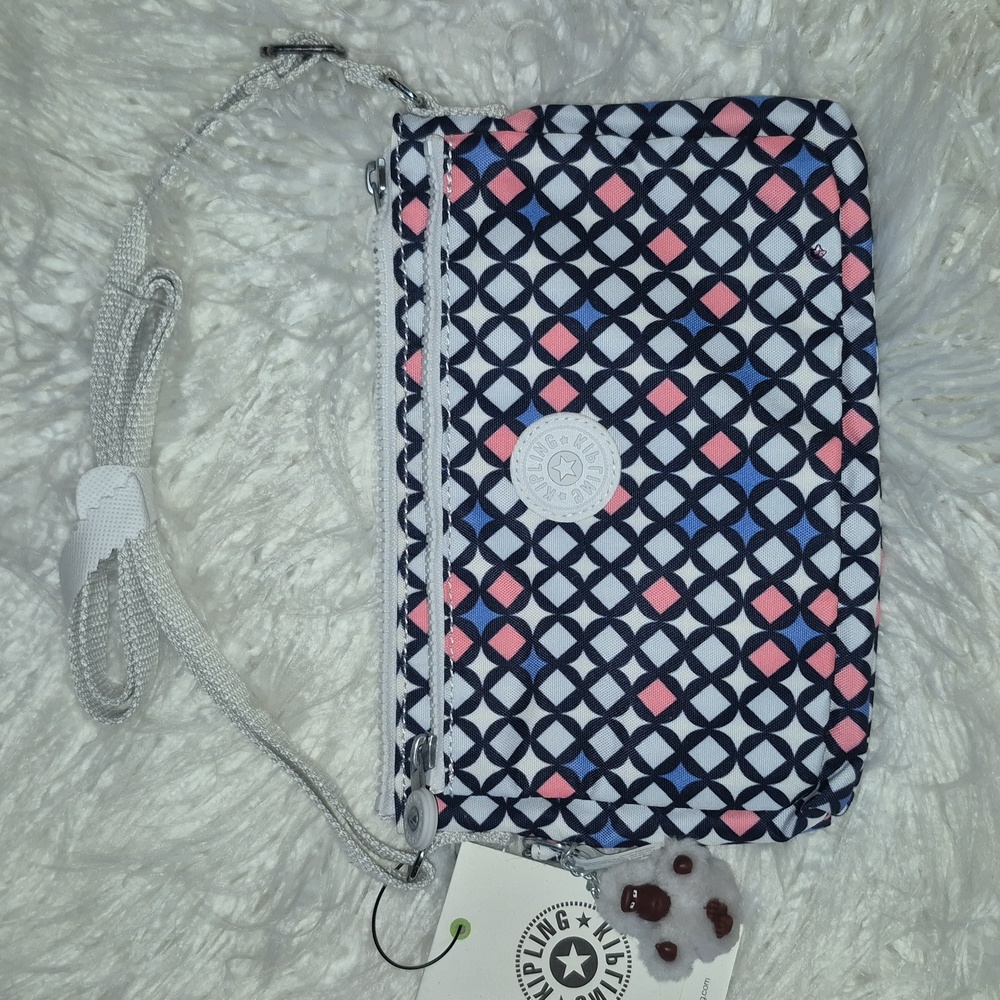 New! Kipling Flourishing Maze Mikarla Crossbody Bag